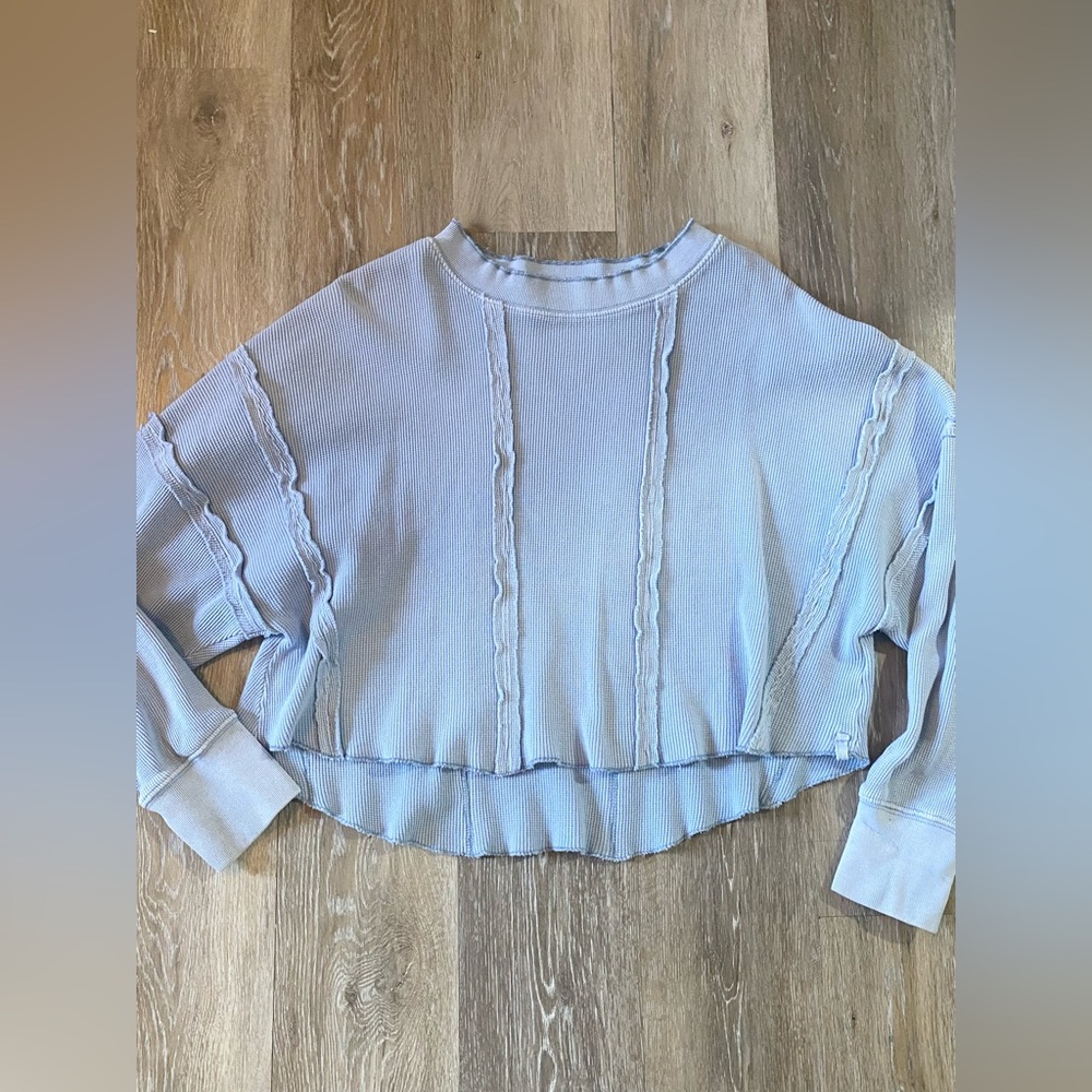 Free People Thermal Knit Oversize Top